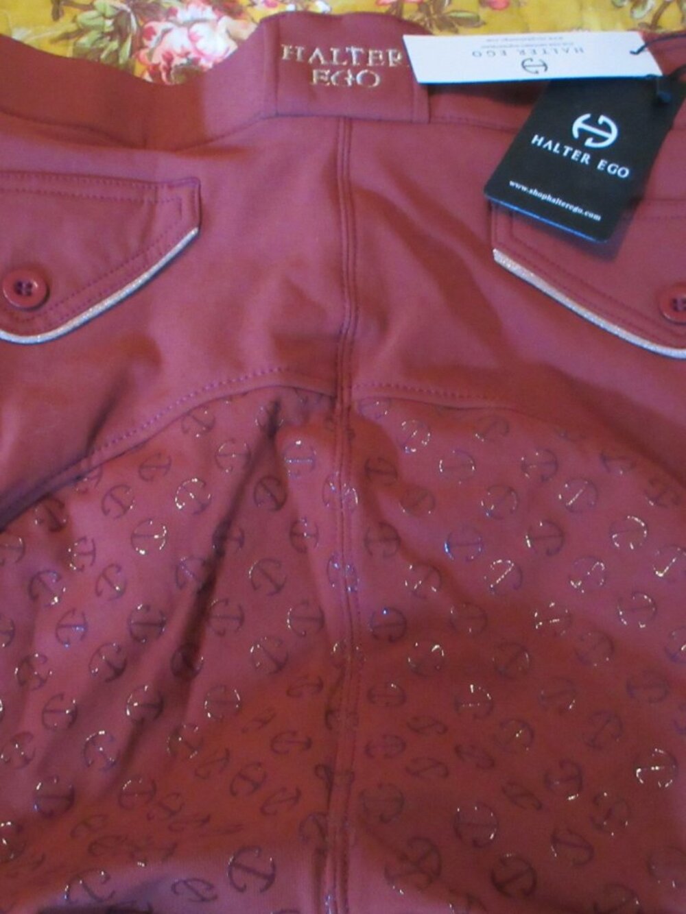 New with Tags Beautiful Halter Ego Full Seat Breeches Size 34